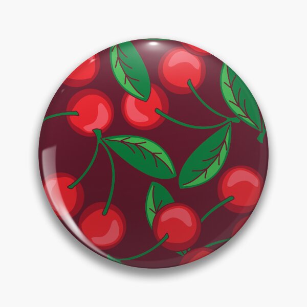 Item preview, Dark Cherry Red Cherries Pattern designed and sold by HotHibiscus.