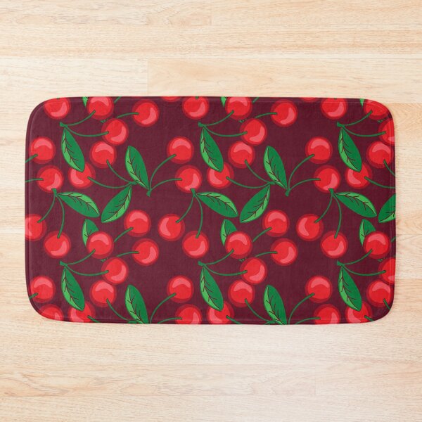Item preview, Dark Cherry Red Cherries Pattern designed and sold by HotHibiscus.