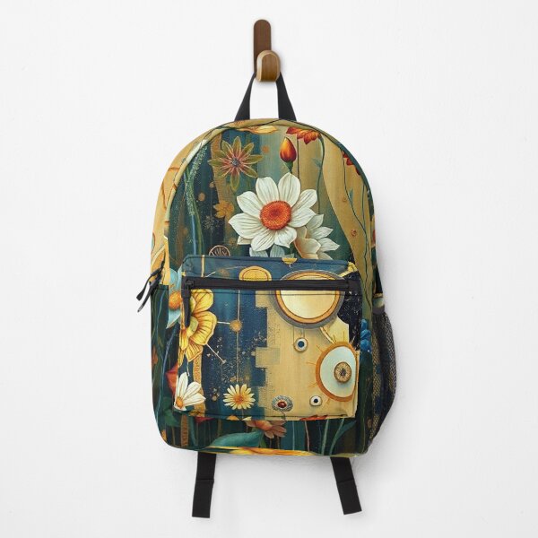 Item preview, A Beautiful Flower Garden painting inspired by Gustav Klimt designed and sold by Vintage Designs +.