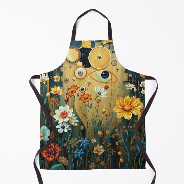Item preview,  A Beautiful Flower Garden painting inspired by Gustav Klimt designed and sold by Vintage Designs +.