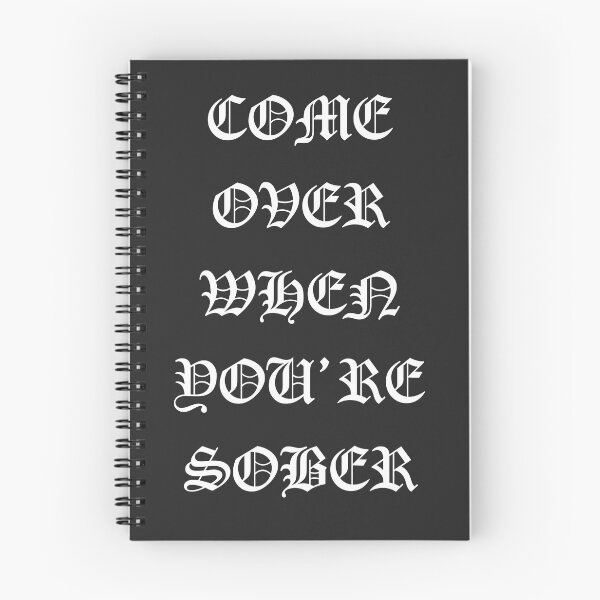 Item preview, Come Over When You're Sober - Lil Peep designed and sold by SoilpunkDE.
