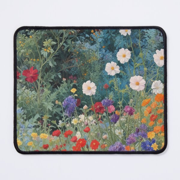 Item preview,  A Beautiful Flower Garden painting inspired by Gustav Klimt designed and sold by Vintage Designs +.