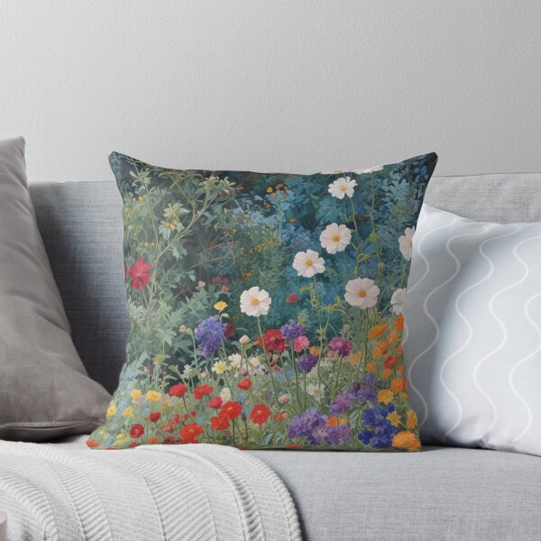 Item preview,  A Beautiful Flower Garden painting inspired by Gustav Klimt designed and sold by Vintage Designs +.