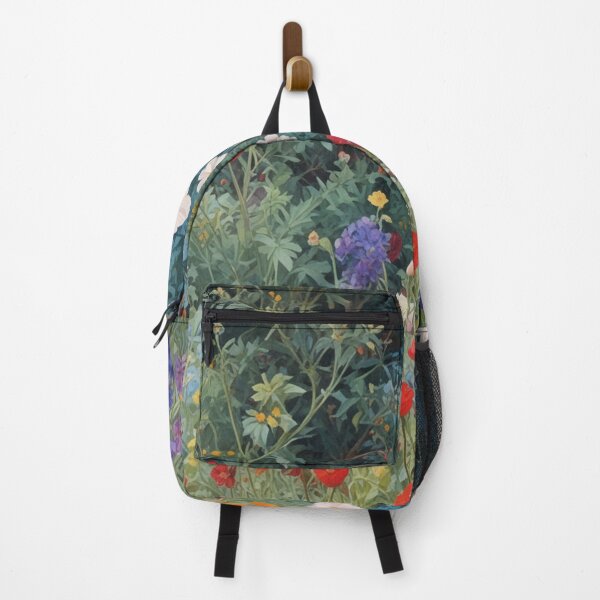 Item preview, A Beautiful Flower Garden painting inspired by Gustav Klimt designed and sold by Vintage Designs +.