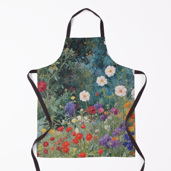 Item preview,  A Beautiful Flower Garden painting inspired by Gustav Klimt designed and sold by Vintage Designs +.