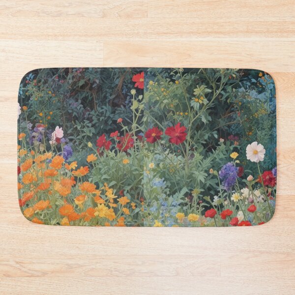 Item preview,  A Beautiful Flower Garden painting inspired by Gustav Klimt designed and sold by Vintage Designs +.