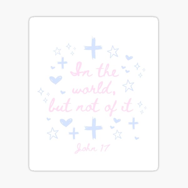 Item preview, In the World But not of It , Pastel Christian Collage  designed and sold by ErynRoseDesign.