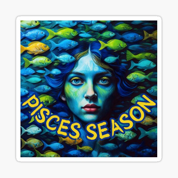 Item preview, Pisces Season Zodiac Sign designed and sold by KateLeap.