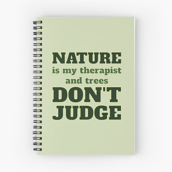 Item preview, Nature Is My Therapist And Trees Don't Judge - Nature Lovers Quote designed and sold by TheSassyNoble.