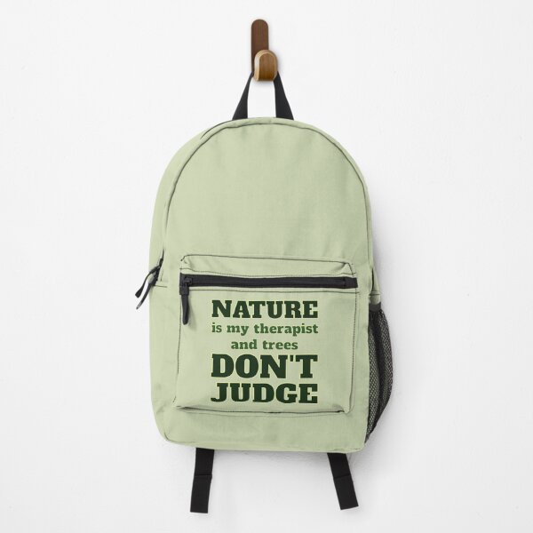 Item preview, Nature Is My Therapist And Trees Don't Judge - Nature Lovers Quote designed and sold by TheSassyNoble.