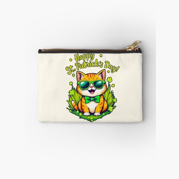 Item preview, St. Patrick’s Day Cool Cat 2 designed and sold by SteadyRolling.