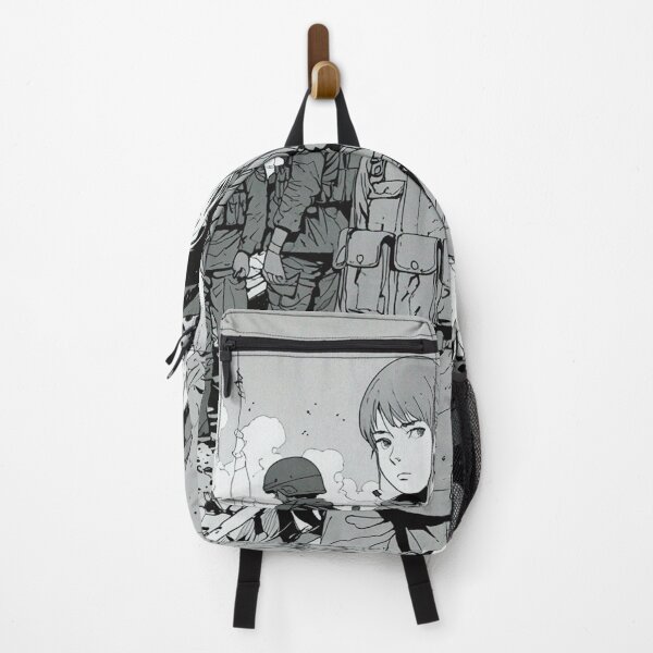Item preview, Retro-Futuristic 90s Anime Soldiers - Desolate Battlefield designed and sold by RetroRebootShop.