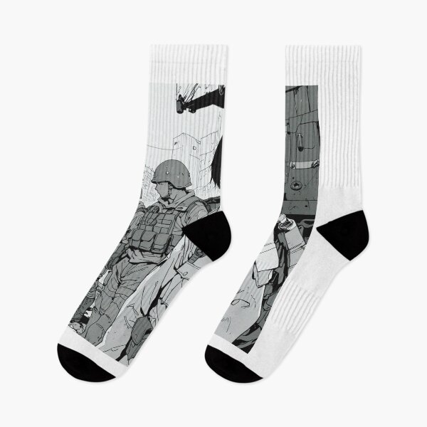 Item preview, Weary 90s Anime Soldiers - Emotional Weight of War designed and sold by RetroRebootShop.