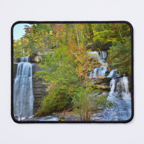Item preview, Eastatoe Falls/Twin Falls In Autumn designed and sold by LisaWootenPhoto.