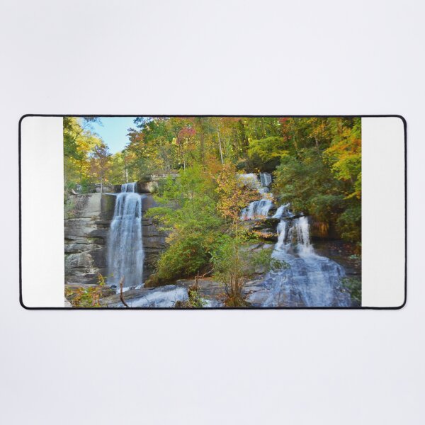 Item preview, Eastatoe Falls/Twin Falls In Autumn designed and sold by LisaWootenPhoto.
