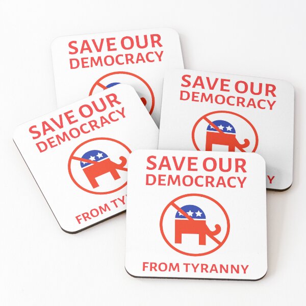 Item preview, Save our democracy from tyranny. designed and sold by Rachel the Artist .