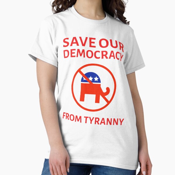 Item preview, Save our democracy from tyranny. designed and sold by Rachel the Artist .