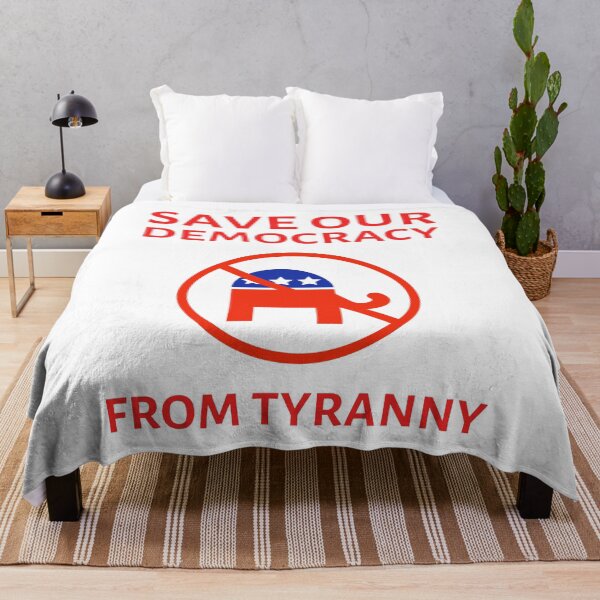 Item preview, Save our democracy from tyranny. designed and sold by Rachel the Artist .
