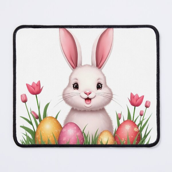 Item preview, Easter Bunny Floral designed and sold by PrintCreations9.
