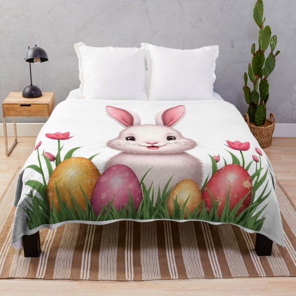 Item preview, Easter Bunny Floral designed and sold by PrintCreations9.