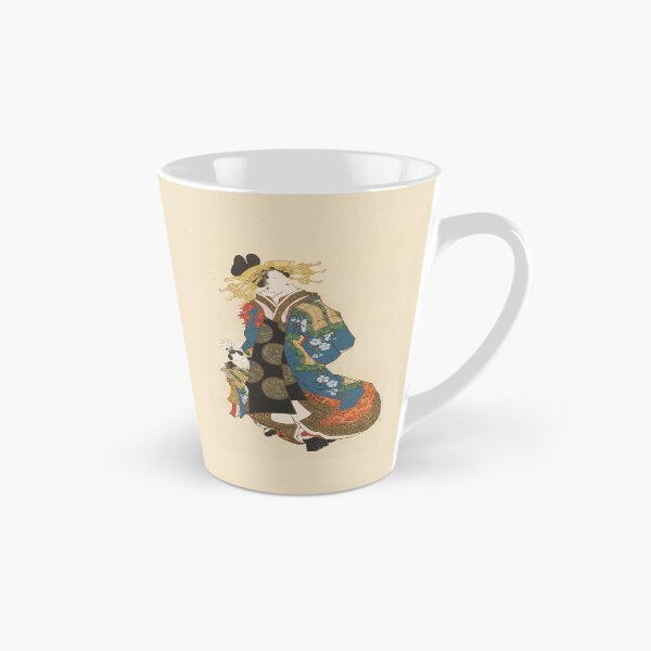 Item preview, ukiyo-e oiran asian beauty kimono designed and sold by FunkyBeaver.