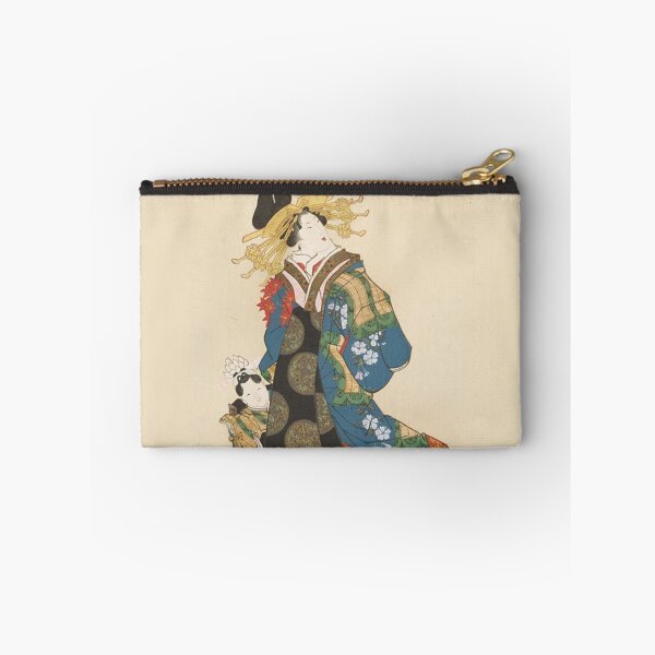 Item preview, ukiyo-e oiran asian beauty kimono designed and sold by FunkyBeaver.