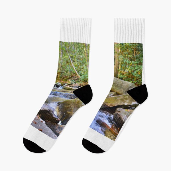 Item preview, Reedy Cove Creek At EastatoeTwin Falls North Carolina designed and sold by LisaWootenPhoto.