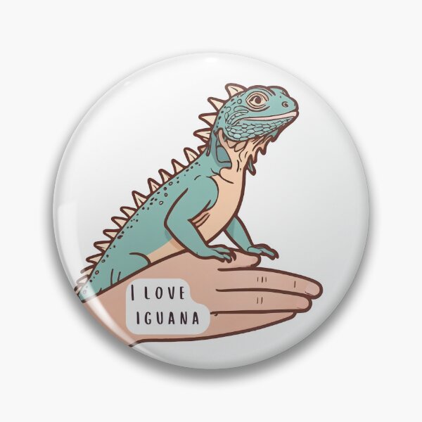 Item preview, A unique t-shirt design featuring simple graphics and text of a cute, colorful Iguana lizard, a popular exotic pet that can be handled and kept as a pet designed and sold by postprocess.