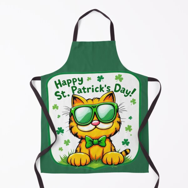 Item preview, St. Patrick’s Day Cool Cat 3 designed and sold by SteadyRolling.