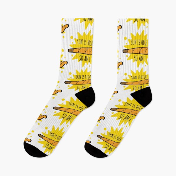 Item preview, Sun is High, So Am I – Wake and Bake stoner designed and sold by Cannaxes Studio.