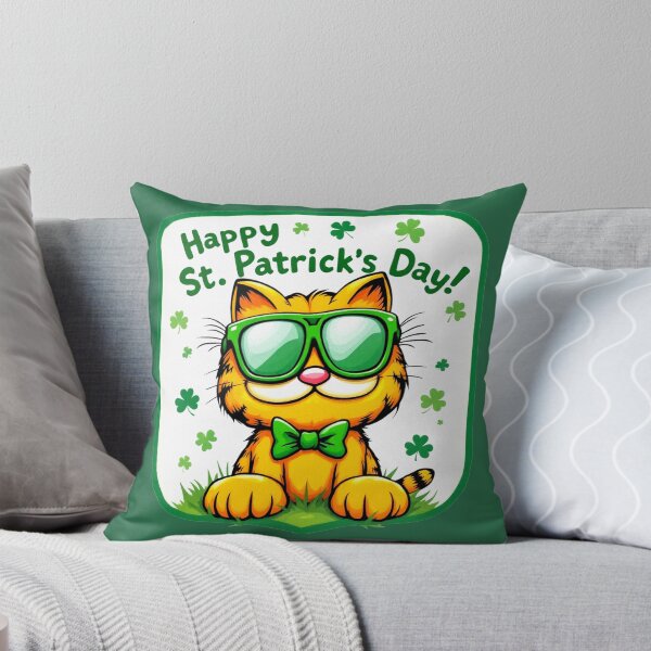 Item preview, St. Patrick’s Day Cool Cat 3 designed and sold by SteadyRolling.