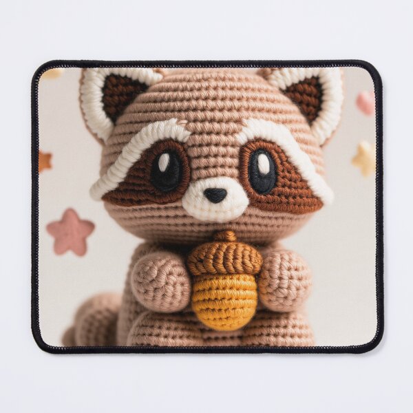 Item preview, Ultra-Detailed Chibi Playful Raccoon designed and sold by iadescontrolada.
