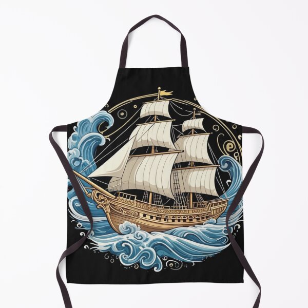 Item preview, Vintage Sailing Ship – Nautical Ocean Adventure Art designed and sold by DscapeDesigns.