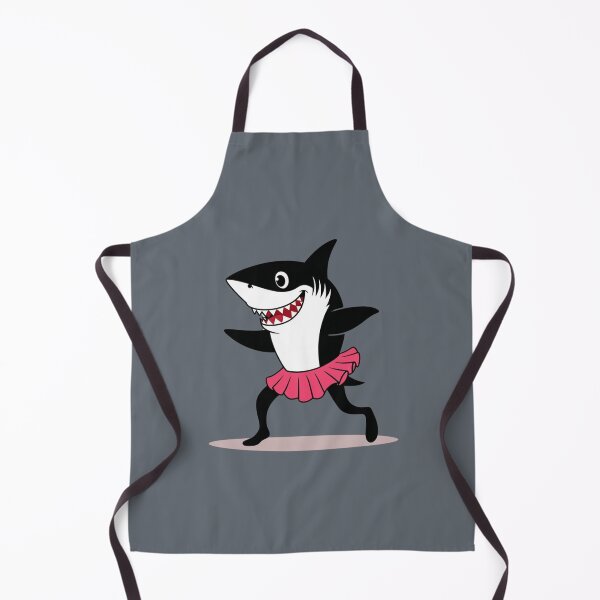 Item preview, Dancing Shark in Pink Tutu – Funny Cartoon Illustration designed and sold by Art Garden.
