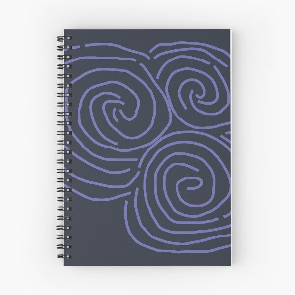 Item preview, Celtic Spiral Irish Roots Very Peri Line Drawing Newgrange designed and sold by ellenhenry.