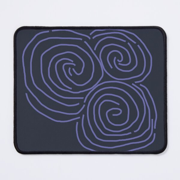 Item preview, Celtic Spiral Irish Roots Very Peri Line Drawing Newgrange designed and sold by ellenhenry.