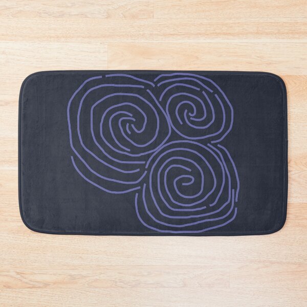 Item preview, Celtic Spiral Irish Roots Very Peri Line Drawing Newgrange designed and sold by ellenhenry.