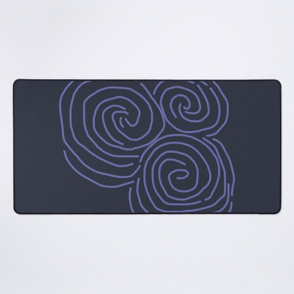 Item preview, Celtic Spiral Irish Roots Very Peri Line Drawing Newgrange designed and sold by ellenhenry.