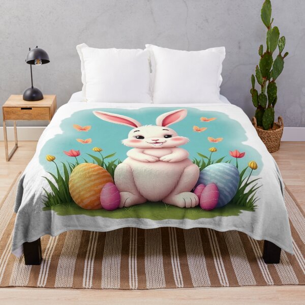 Item preview, Easter Bunny Floral designed and sold by PrintCreations9.