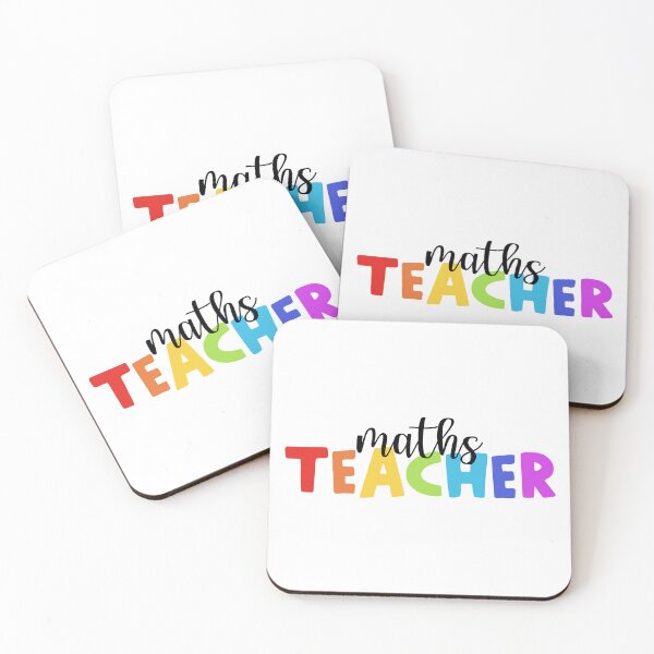 Item preview, Maths Teacher Rainbow designed and sold by prettycooluk.