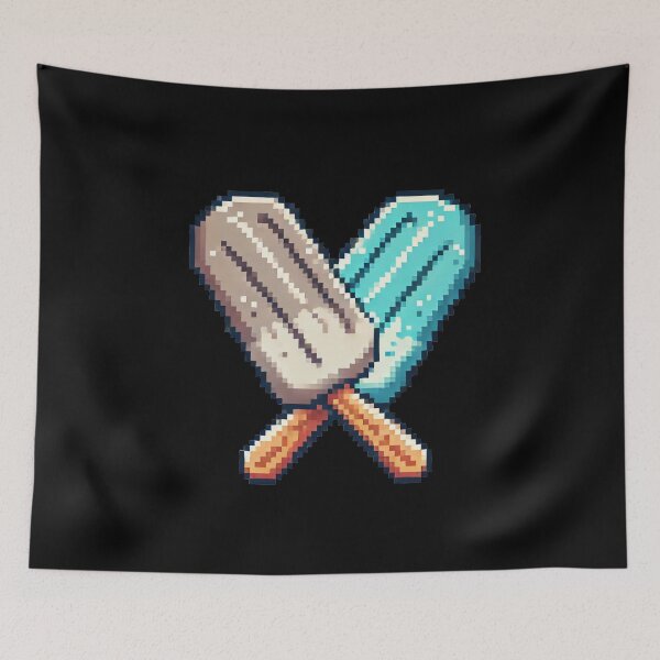 Item preview, Just Warm Gray & Pastel Blue Ice Cream Bars designed and sold by Fontible.