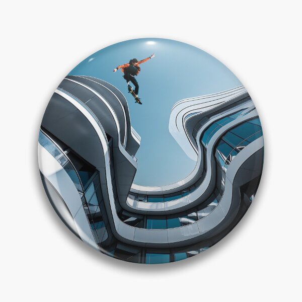 Item preview, Skating The Halfpipe Building designed and sold by Surreallytee.