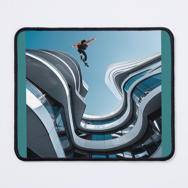 Item preview, Skating The Halfpipe Building designed and sold by Surreallytee.