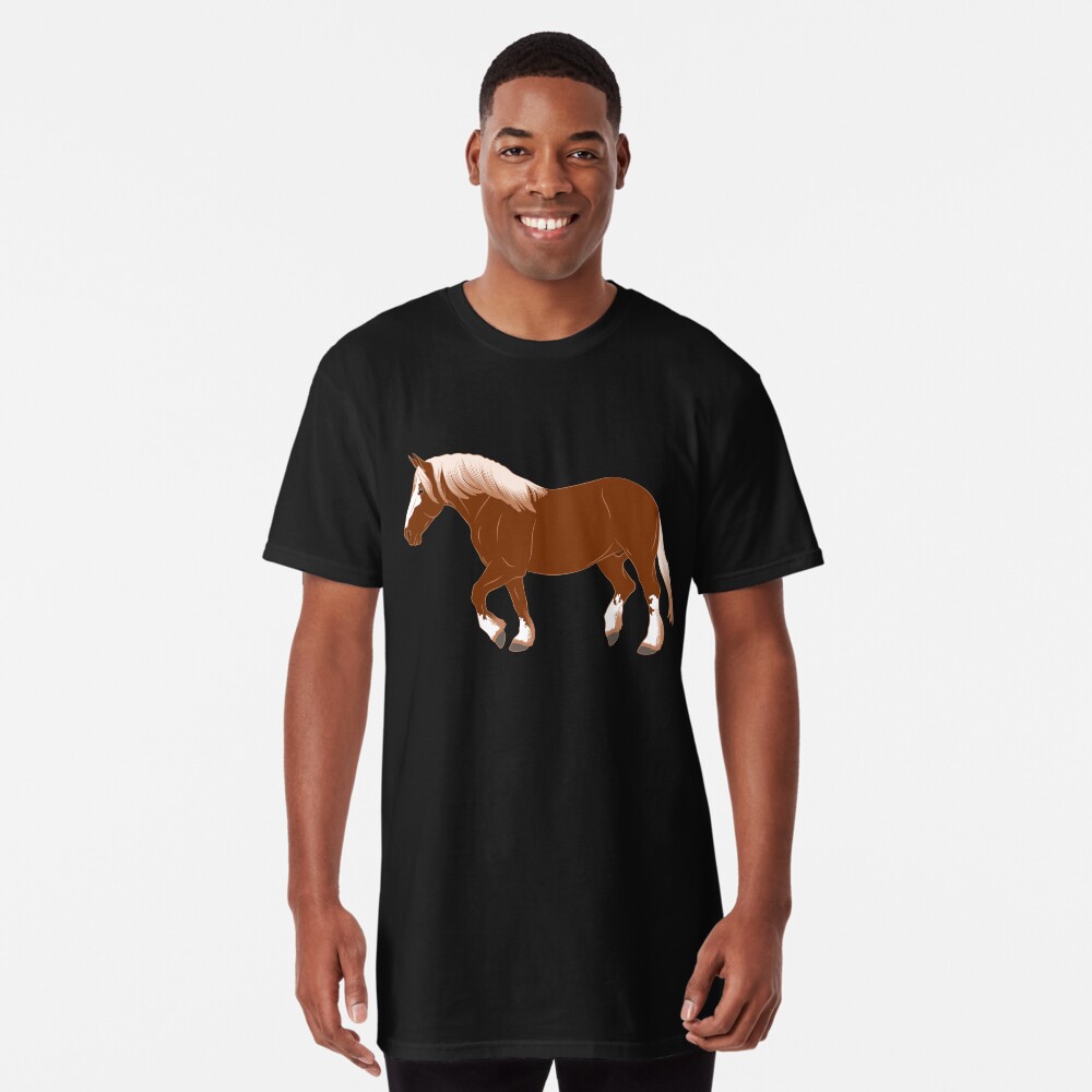 Aperçu de l'œuvre T-shirt long créée et vendue par WebEquitation.