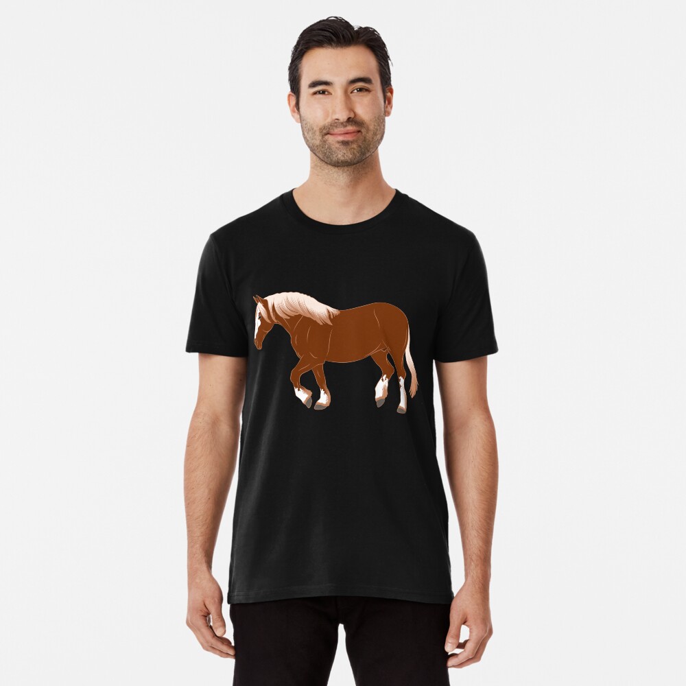 Aperçu de l'œuvre T-shirt premium créée et vendue par WebEquitation.