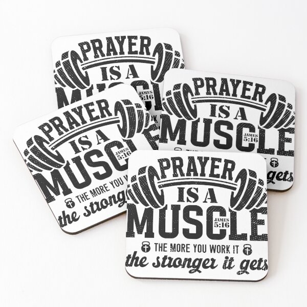 Item preview, Prayer is a Muscle! designed and sold by fribabywonder.