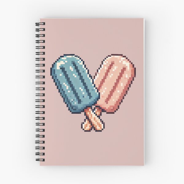 Item preview, Just Slate Blue & Blush Pink Ice Cream Bars designed and sold by Fontible.
