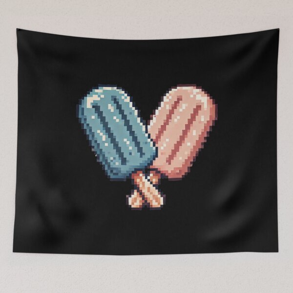 Item preview, Just Slate Blue & Blush Pink Ice Cream Bars designed and sold by Fontible.