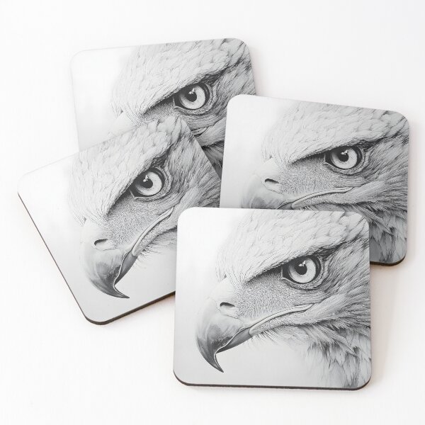 Item preview, Realistic eagle pencil drawing designed and sold by Pencil-Art.