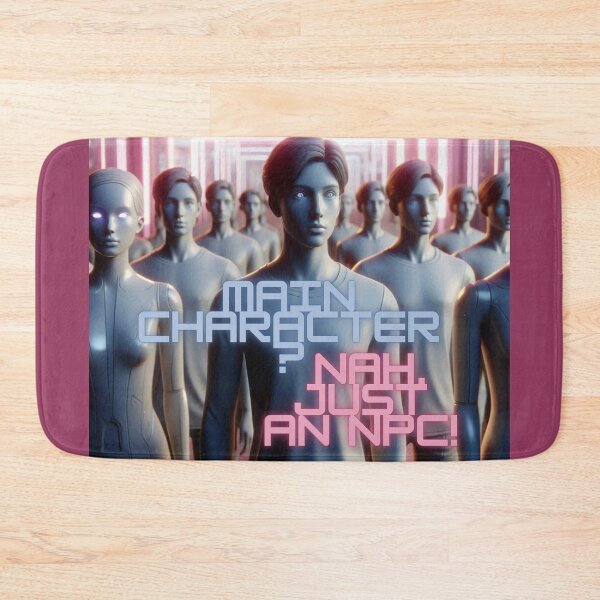 Item preview, NPC Vibes - Main Character? Nah, just NPC! designed and sold by nature. electrified..